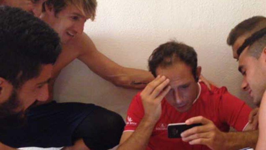 José Maria foi pai via Facetime