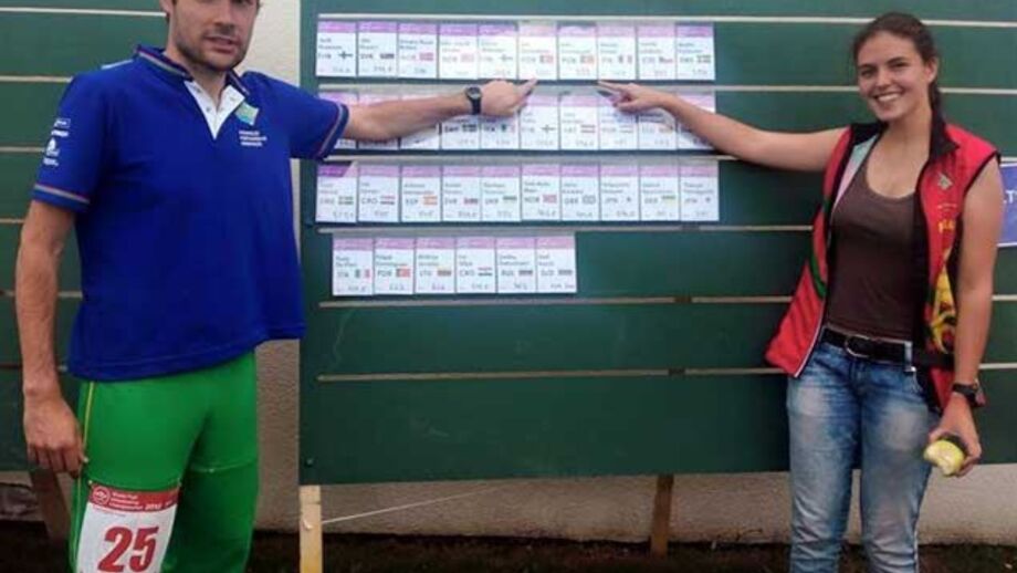 Precisão: Luís Gonçalves 6.º e Inês Domingues 7.ª