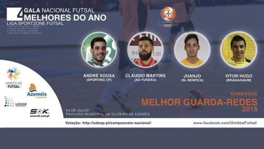 Gala do Futsal: Guardiões da final entre candidatos