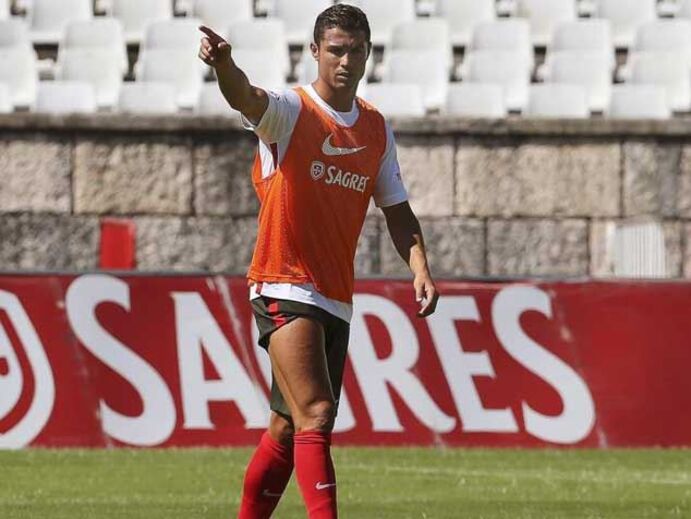 Ronaldo já treina no Jamor