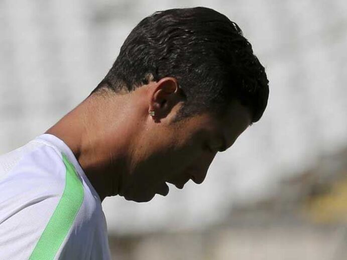 Ronaldo já treina no Jamor