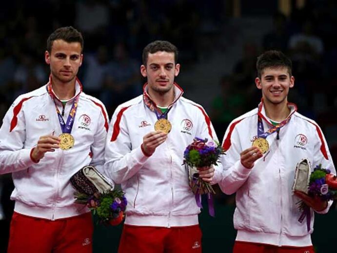 Emoção portuguesa após conquista da medalha de ouro