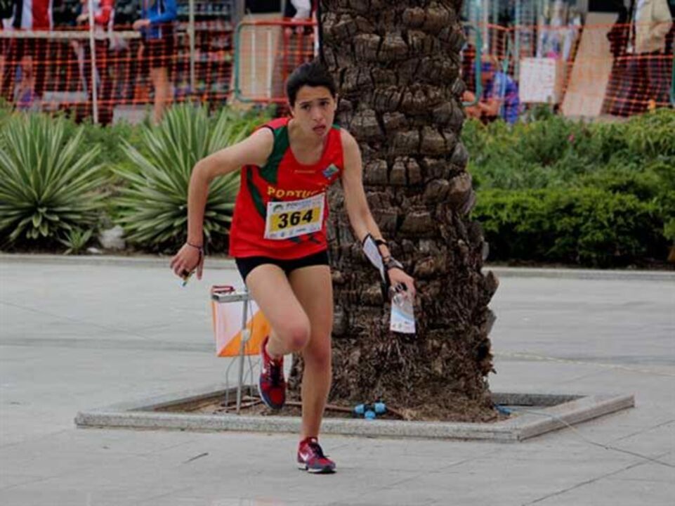 Mariana Moreira na Final de Sprint no Mundial de Seniores