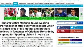 Martunis coloca leões nas bocas do Mundo