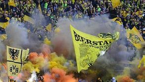 Adeptos do Borussia Dortmund proibidos de utilizar bandeiras