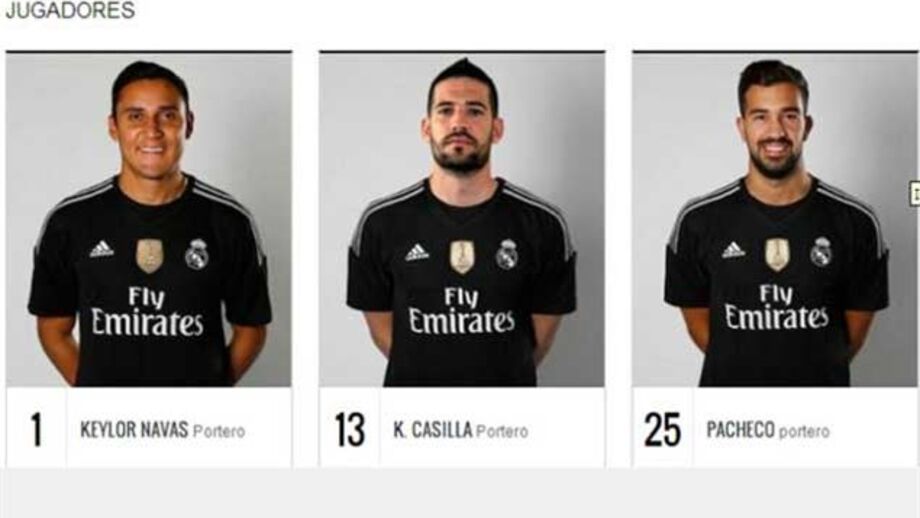 Keylor Navas fica com o número 1