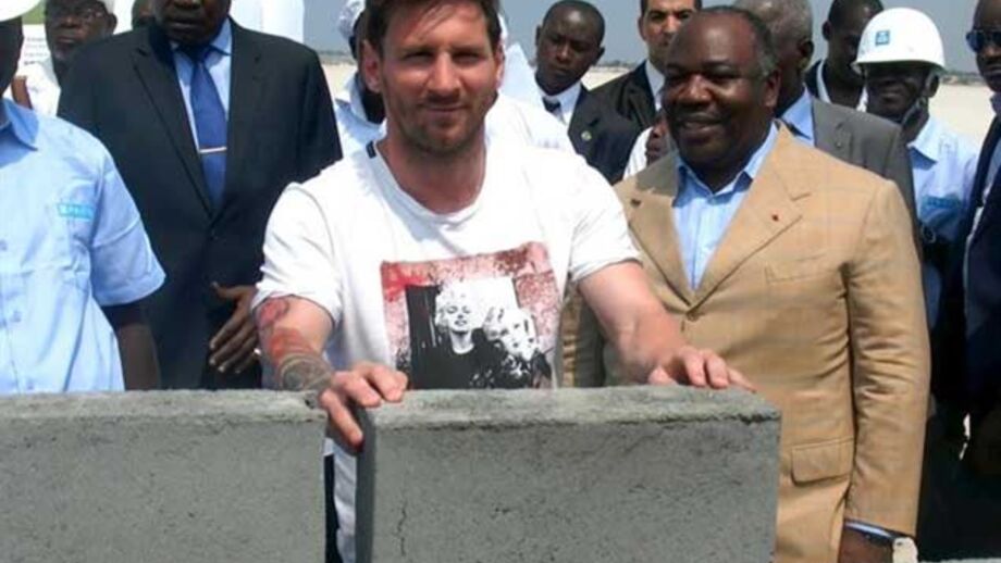 Messi recebeu 3,5 milhões de euros para visitar o Gabão