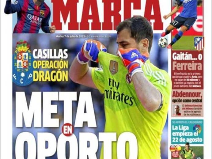 Imprensa dá Casillas como 'perdido' para o FC Porto