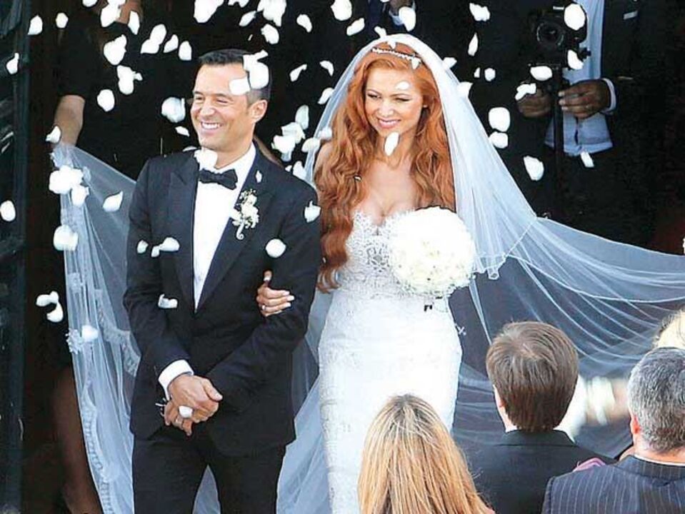 Chuva de estrelas no casamento de Jorge Mendes