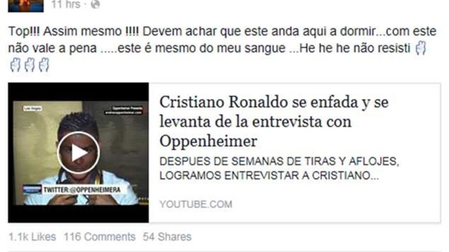 Katia Aveiro: «Devem achar que Ronaldo anda aqui a dormir»