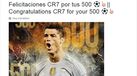 Teo Gutiérrez dá os parabéns a Ronaldo
