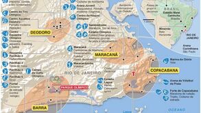 Os palcos dos Jogos Olímpicos de 2016