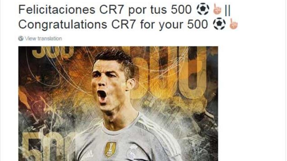 Teo Gutiérrez dá os parabéns a Ronaldo