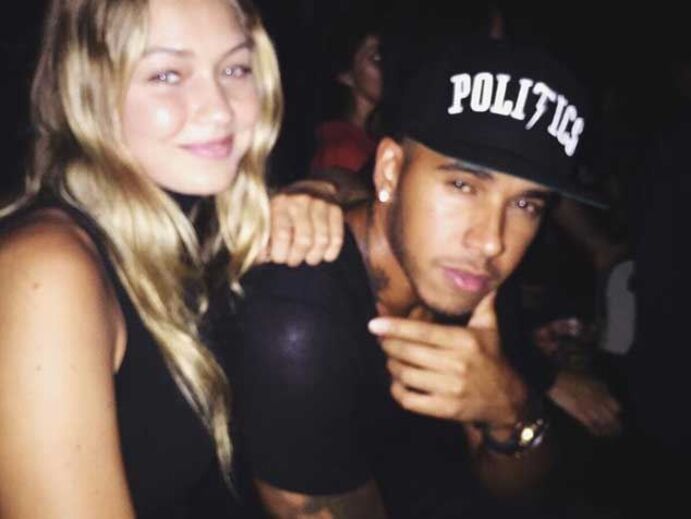 Gigi Hadid e Hamilton juntos na gala da MTV