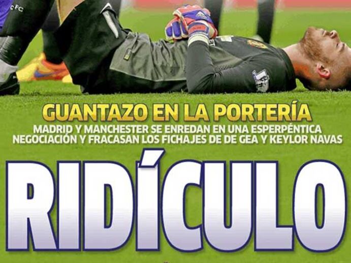 O 'ridículo' falhanço da contratação de De Gea