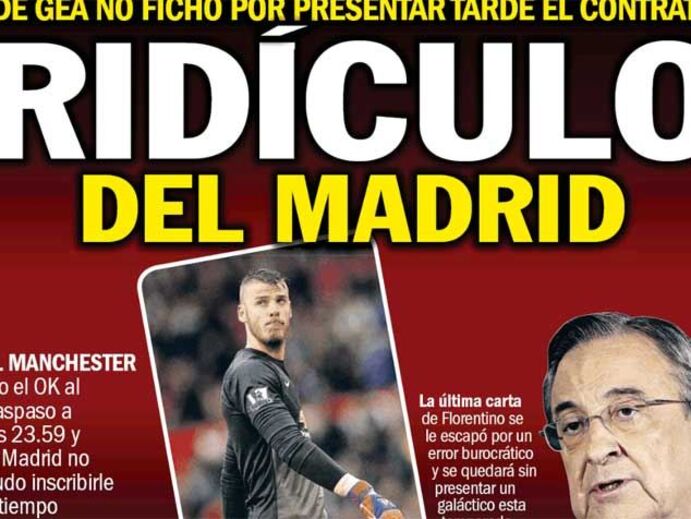 O 'ridículo' falhanço da contratação de De Gea