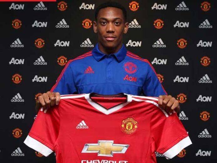 Anthony Martial oficializado no Manchester United