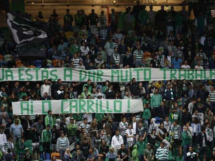 A mensagem que Carrillo também leu em Alvalade
