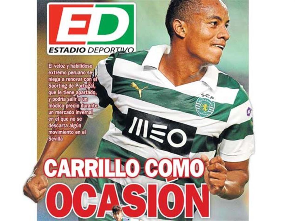 Carrillo visto como "negócio de ocasião" em Espanha