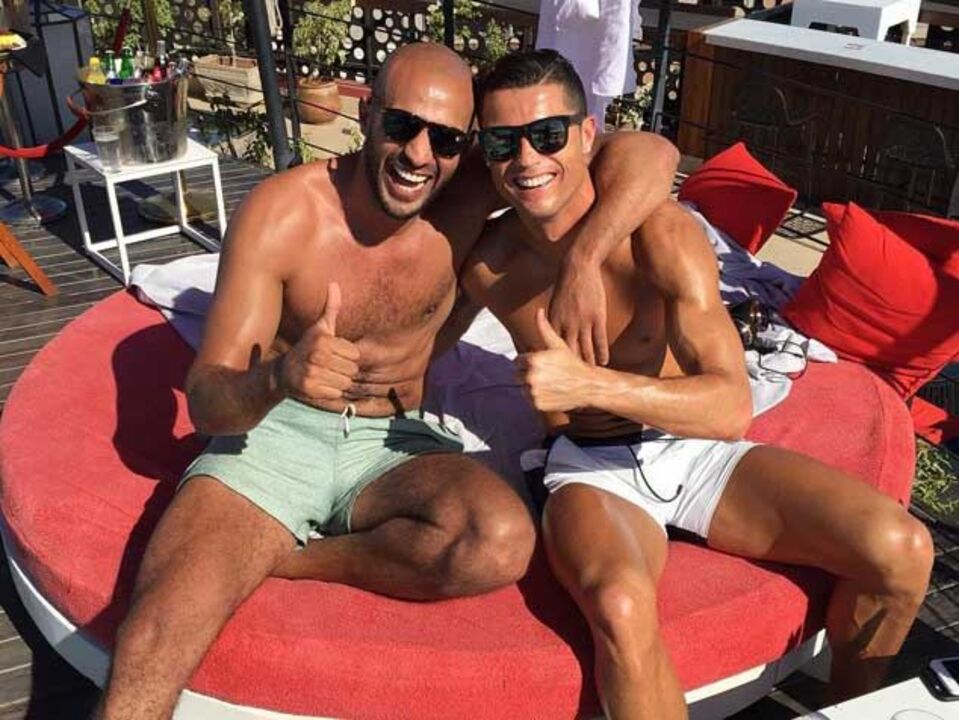 Ronaldo comemora em Marrocos
