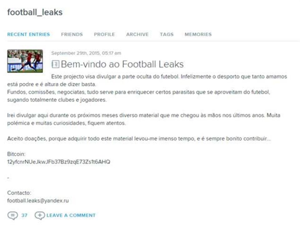 Site permanece em silêncio