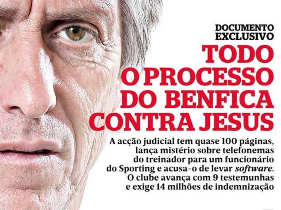 Águias exigem 14 milhões de indemnização a Jorge Jesus