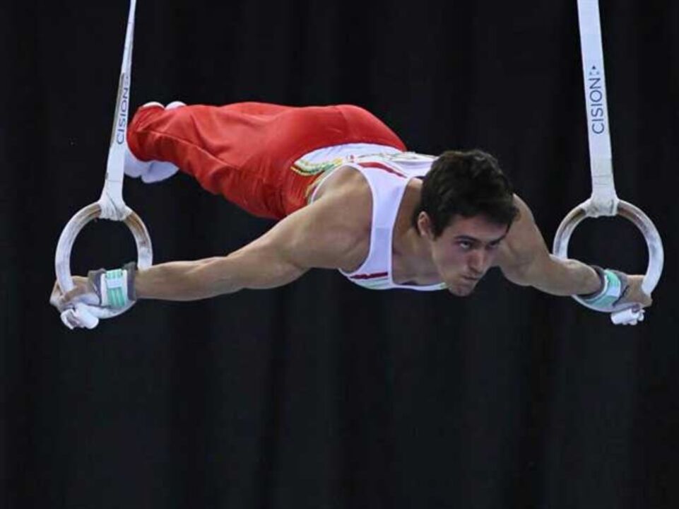 Ginástica Artística: Gustavo Simões sétimo em argolas no Mundial
