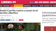 Peruanos dizem que Sevilha tem de ter cuidado com Benfica no processo Carrillo