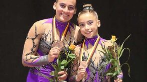 Duas medalhas lusas nos Europeus de ginástica acrobática