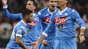 AC Milan goleado em casa pelo Nápoles (0-4)