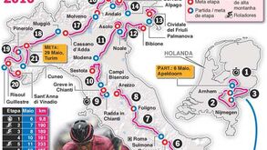O percurso do Giro'2016