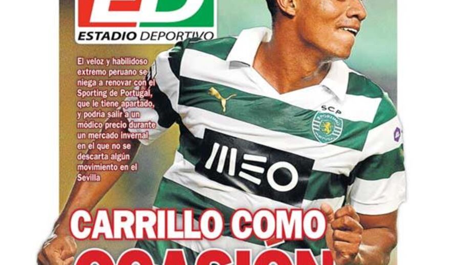 Carrillo visto como "negócio de ocasião" em Espanha