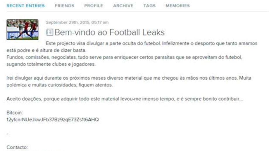 Site permanece em silêncio