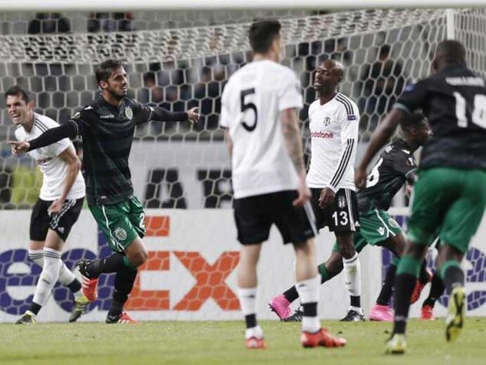 As melhores imagens do jogo com o Besiktas