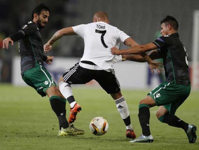 As melhores imagens do jogo com o Besiktas