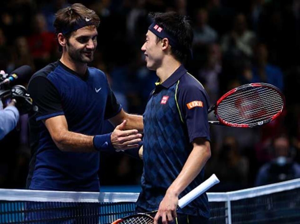 ATP Finals: Federer bate Nishikori no melhor encontro da semana