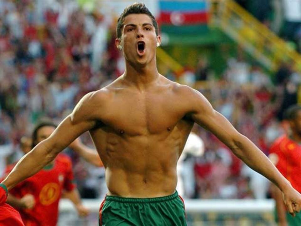 O início da história de Cristiano Ronaldo