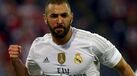 Benzema em Madrid com Florentino Pérez por perto
