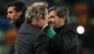 Bruno de Carvalho: saltos, abraços e as três vitórias ao Benfica