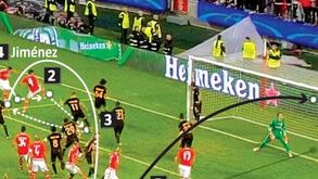 Capitão Luisão vira matador europeu