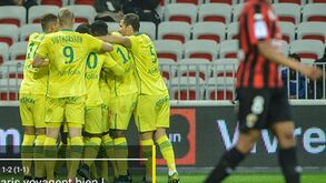 Nice de Ricardo Pereira derrotado em casa pelo Nantes