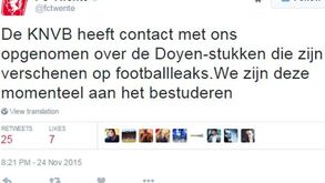 Twente: «Estamos a estudar a situação»