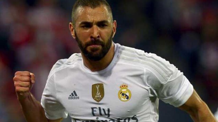 Benzema em Madrid com Florentino Pérez por perto