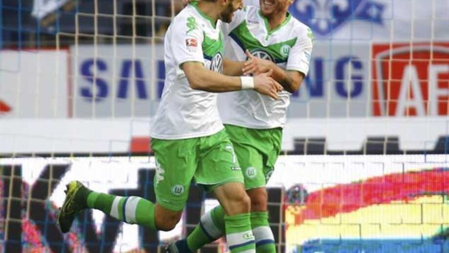 Vieirinha marca na goleada do Wolfsburgo