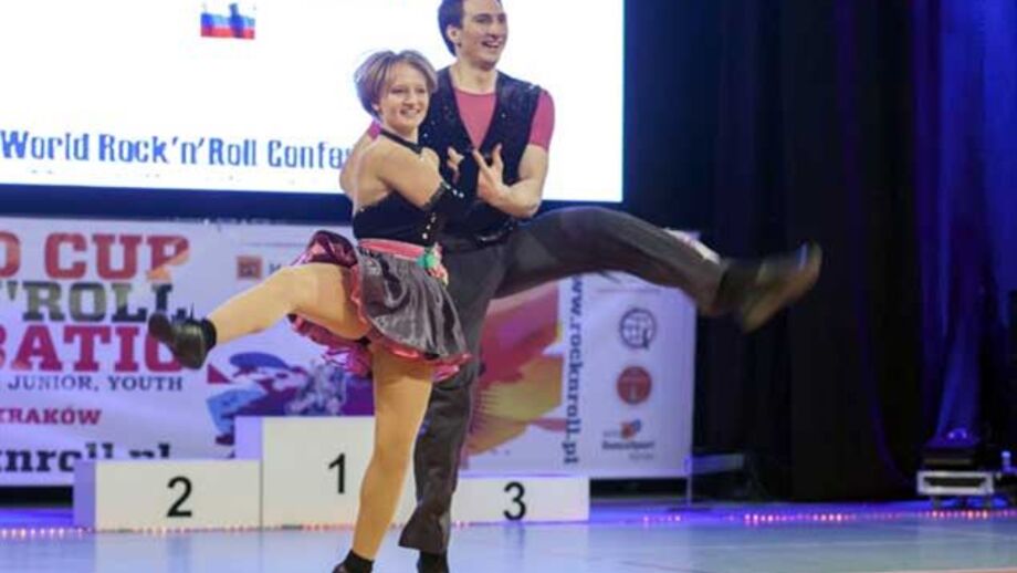 Filha de Putin compete a dançar rock'n'roll