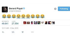 Piqué ri-se da possível eliminação do Real Madrid