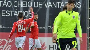 Benfica B-Sp. Braga B, 1-1: Ogana respondeu ao golo de Taarabt