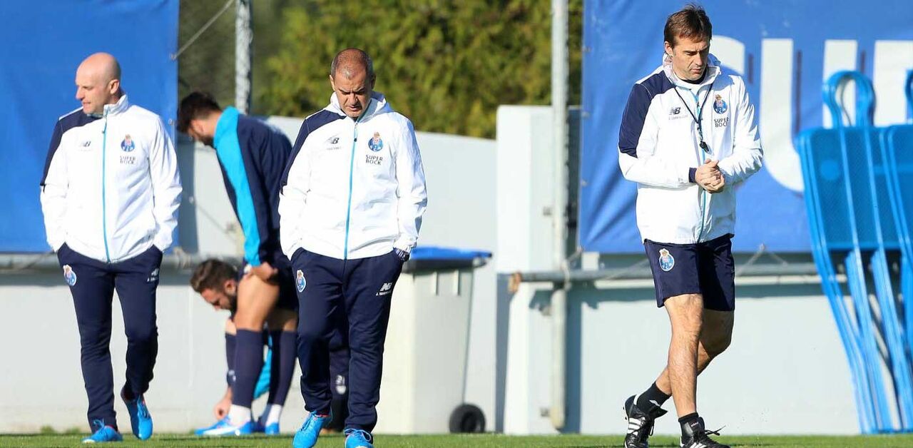 Lopetegui e adjuntos