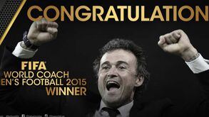 Luis Enrique eleito melhor treinador do Mundo