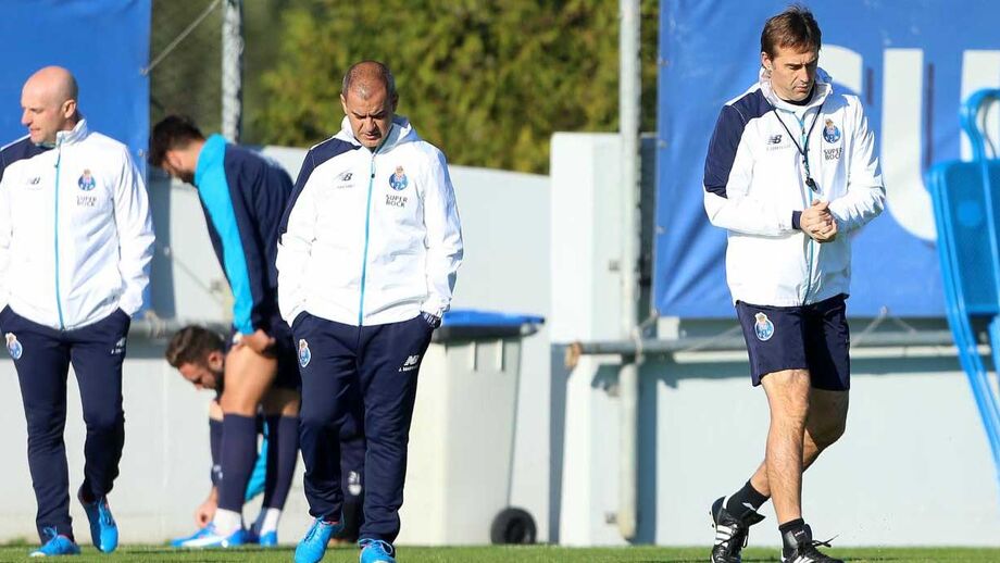 Lopetegui e adjuntos